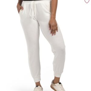 Michael Stars Chalk Jenny Joggers Pants Medium & Large Sweatpants Lounge NEW
